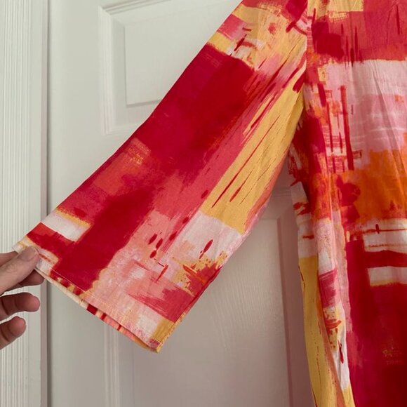 Chico’s Lace-Up Beaded Tunic - Picture 5 of 8